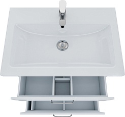 Iddis Тумба с раковиной New Custo 70 белая – фотография-3